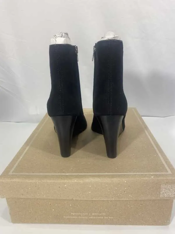 SUSANN WIDE BOOTIES ONYX SUEDE - re:vita