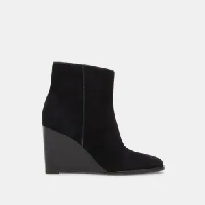 SUSANN WIDE BOOTIES ONYX SUEDE - re:vita