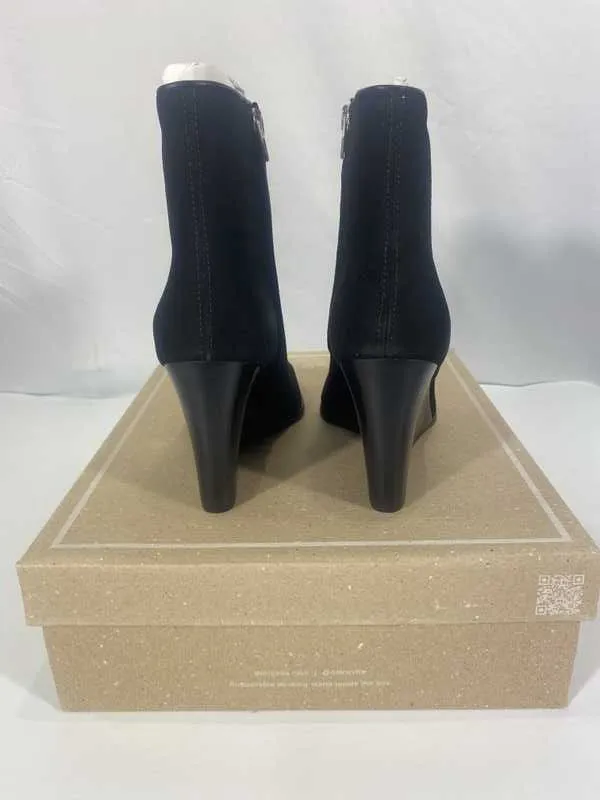SUSANN WIDE BOOTIES ONYX SUEDE - re:vita