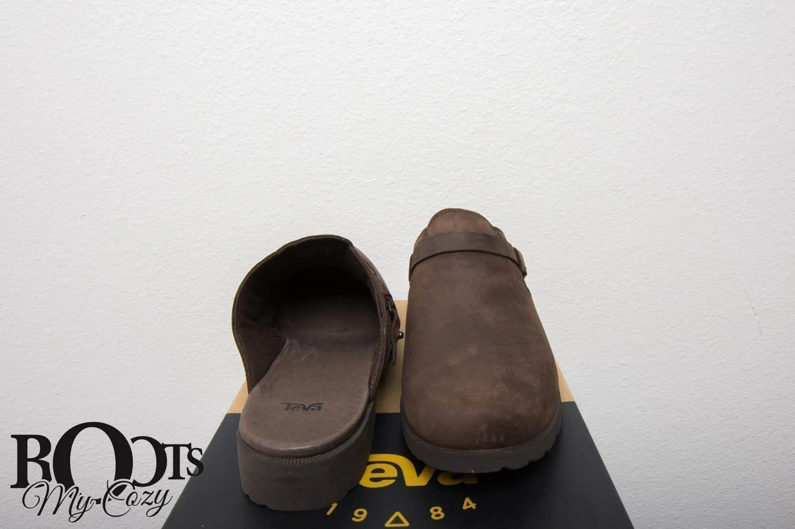 Teva Delavina Mule Dark Brown