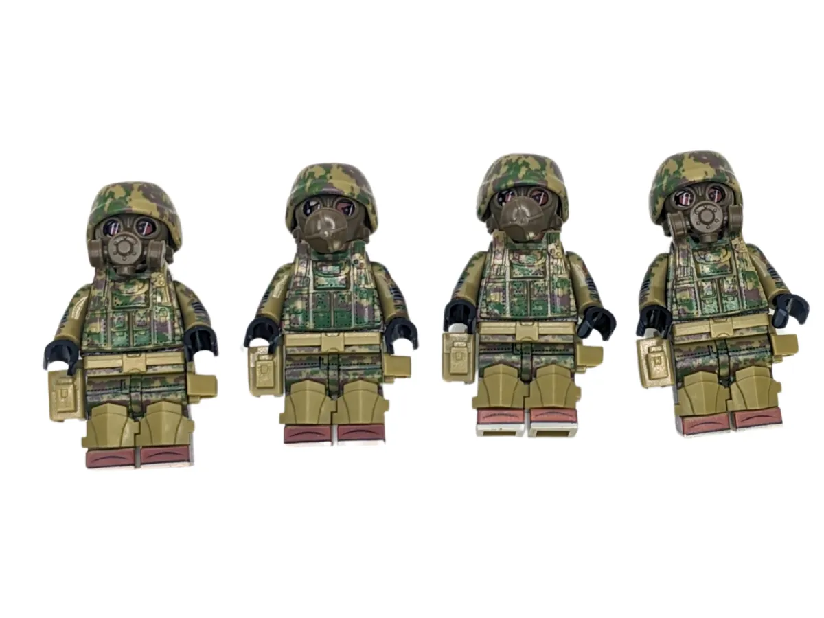 Ukrainian - 4 Man Heavy Fire Team - Mil-Blox
