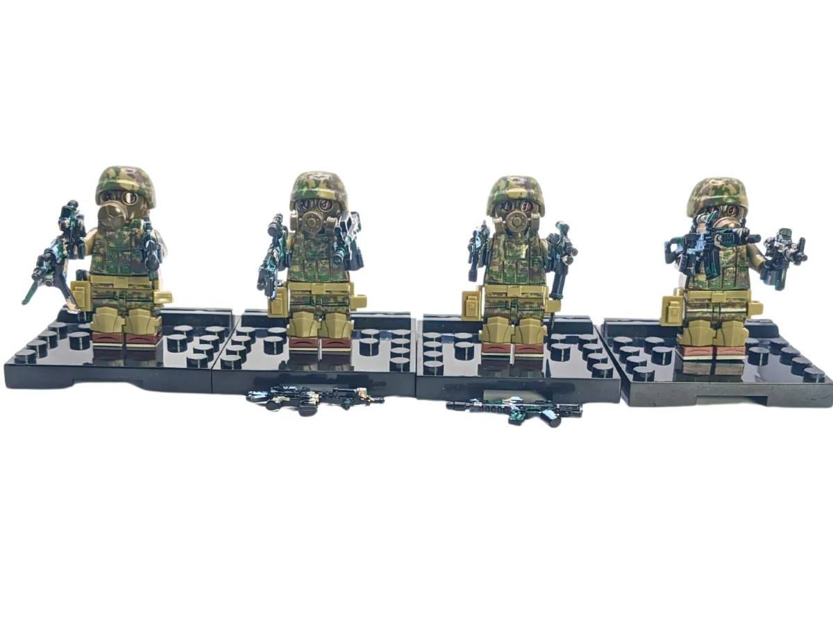 Ukrainian - 4 Man Heavy Fire Team - Mil-Blox