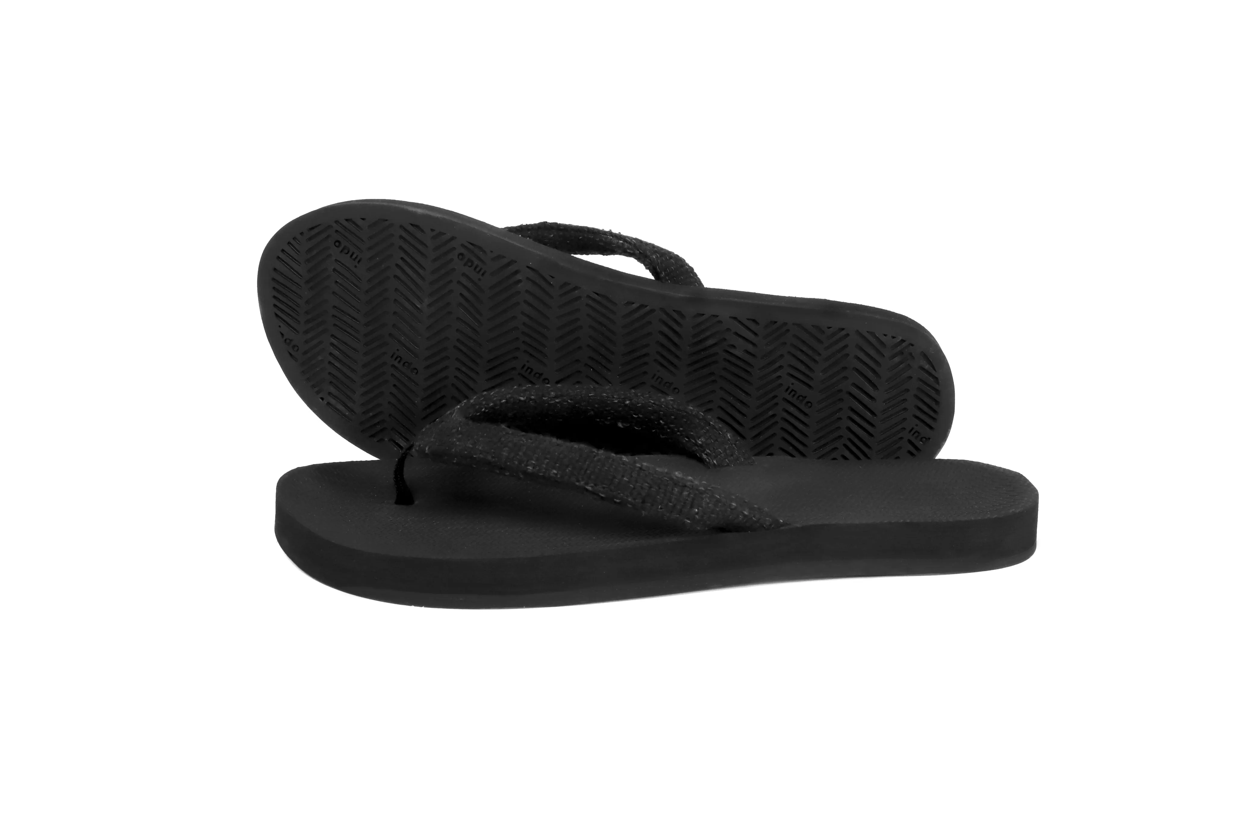 Women's Flip Flops Pable Straps - Black/Ketapang