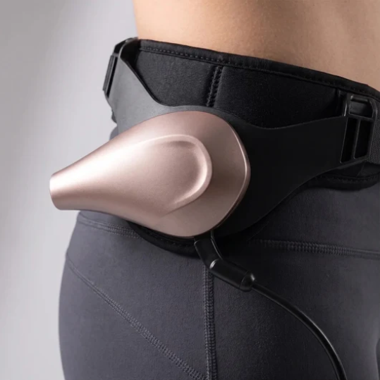 Close-up of StrideJoy's waist support and side component